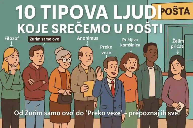 10 tipova ljudi u posti na balkanu