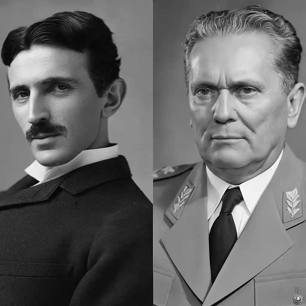 nikola tesla i josip broz tito