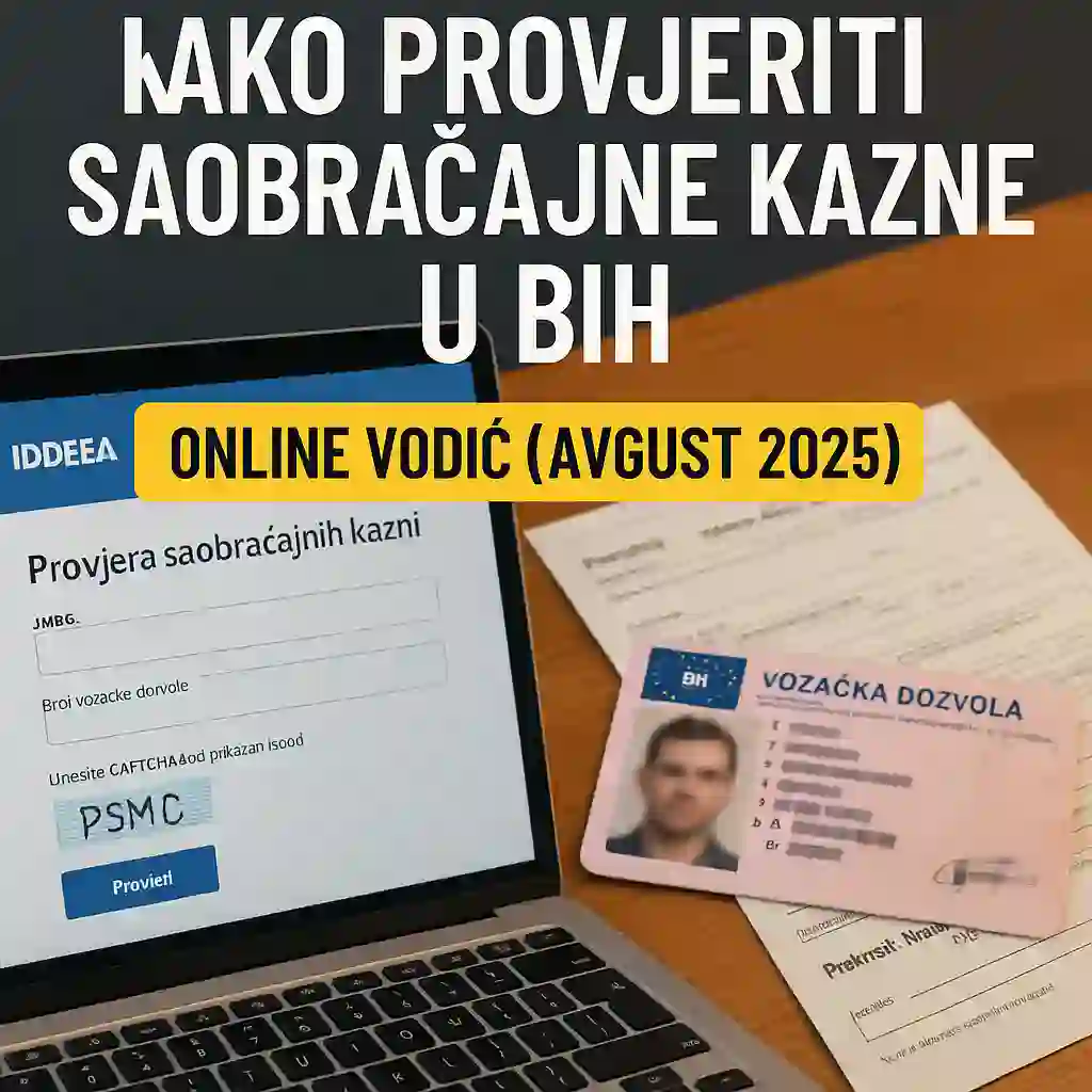 provjera kazni vozacka dozvola bih